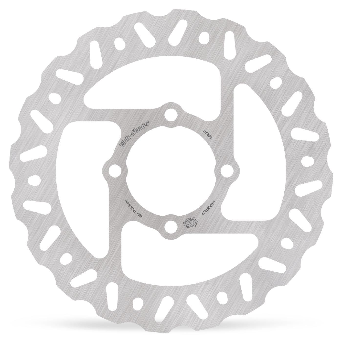 Moto-Master Rear Nitro Series 220 mm Brake Disc For Yamaha YFM 350 Warrior 1988-1989